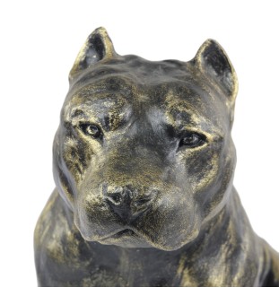 Amerykański Staffordshire terrier figurka siedząca z żywicy Art-Dog